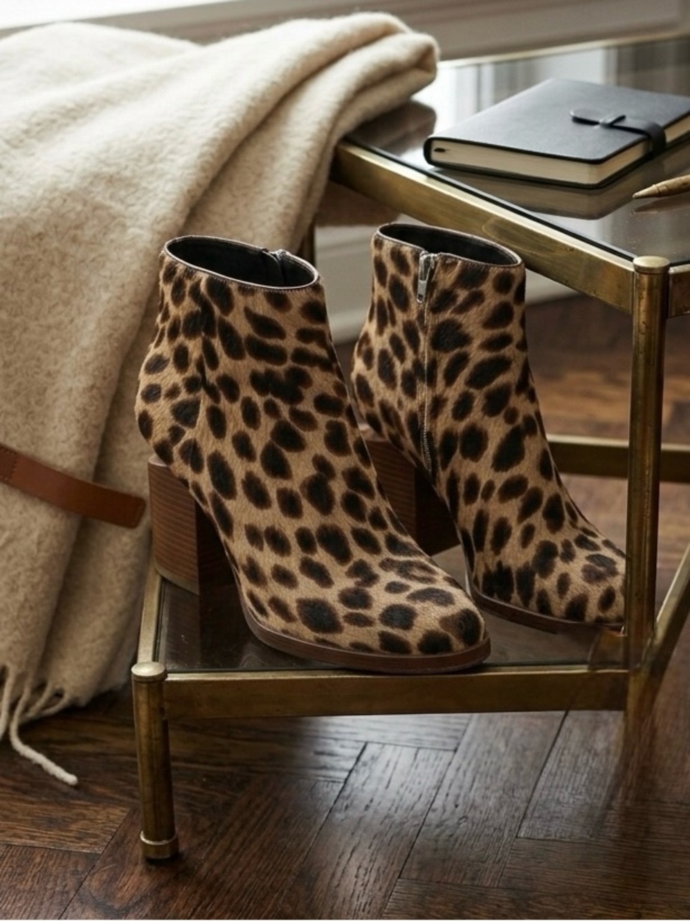 Alexander Wang Leopard Print Heeled Boots